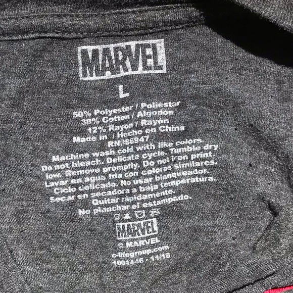 MARVEL cropped Spider-Man T-shirt - L/G - Picture 3 of 3